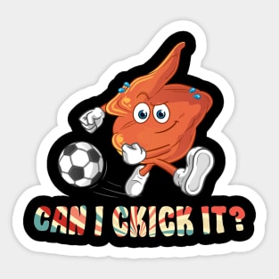 Can I Kick It Chicken Wings Sticker